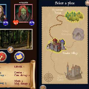 Swords and Adventures - Selecionando Herói