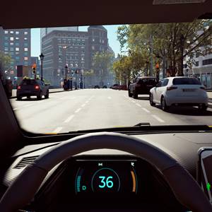 Taxi Life A City Driving Simulator - Interior de Táxi