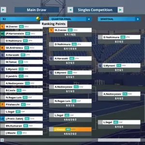 Tennis Elbow 4 - Sorteio de Simples