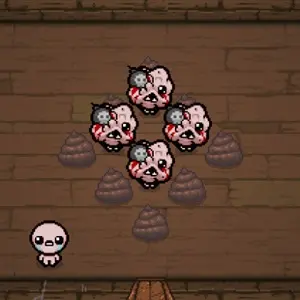 The Binding of Isaac Rebirth - Pilha de carne