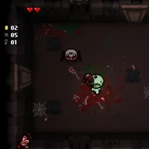 The Binding of Isaac Rebirth - Massacre na cave