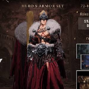 The First Berserker Khazan DELUXE EDITION Upgrade - Conjunto de Armadura do Herói