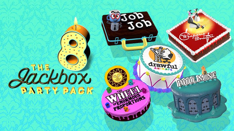 o pacote jackbox party pack 8 cd chave de comparação de preços