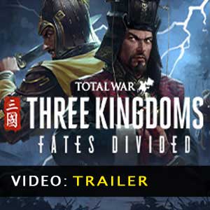 Total War THREE KINGDOMS Fates Divided Vídeo do atrelado
