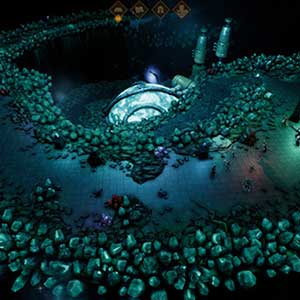 Combate táctico profundo em tempo real com pausa ou em tempo lento