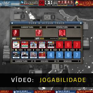 Twilight Struggle Red Sea - Vídeo de Jogabilidade