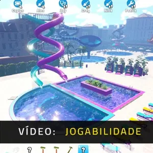 Waterpark Simulator - Vídeo do Jogo