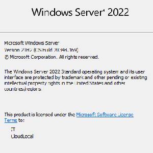 Windows Server 2022 - Acerca do Windows