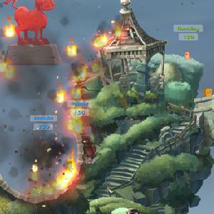 Worms W.M.D - Explosão