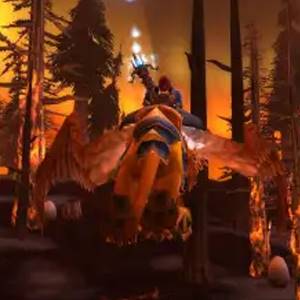 Wrath of the Lich King - Floresta queimada