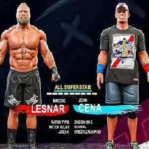 WWE 2K25 - Brock Lesnar e John Cena