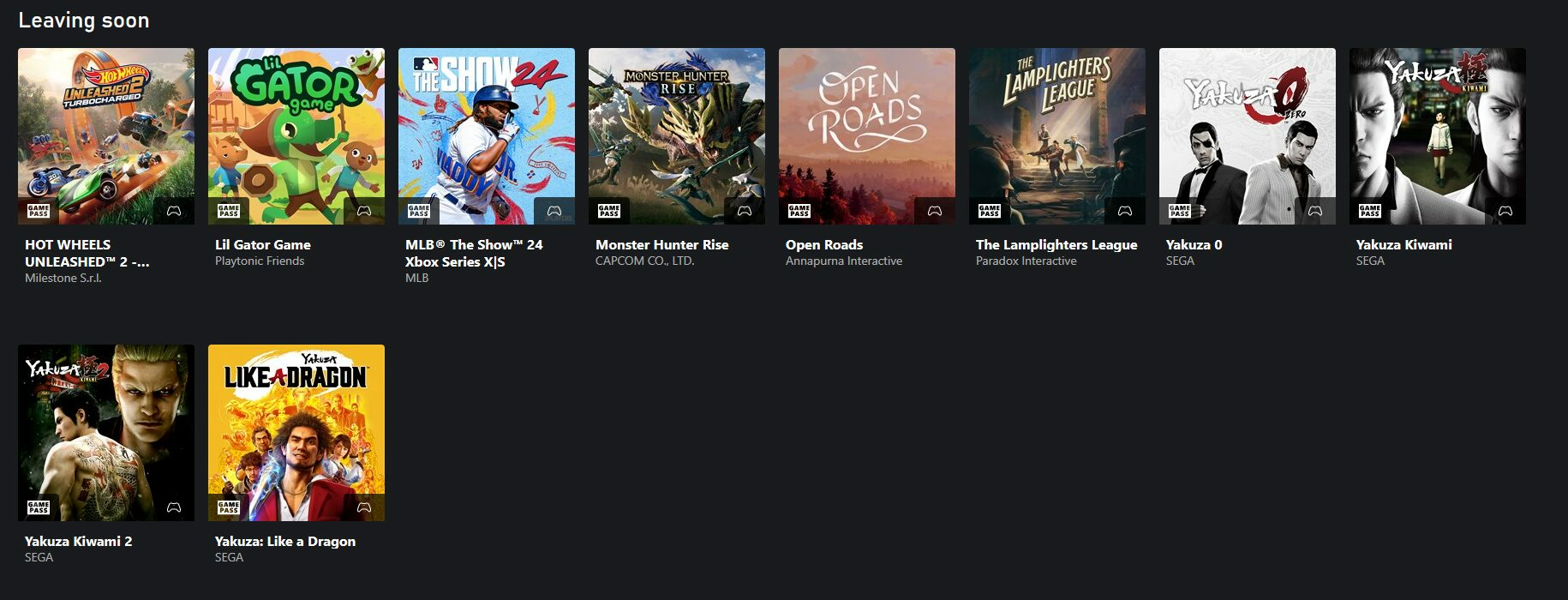 Jogos saindo do Xbox Game Pass - Wave 2 de março Jogos saindo do Xbox Game Pass - Wave 2 de março