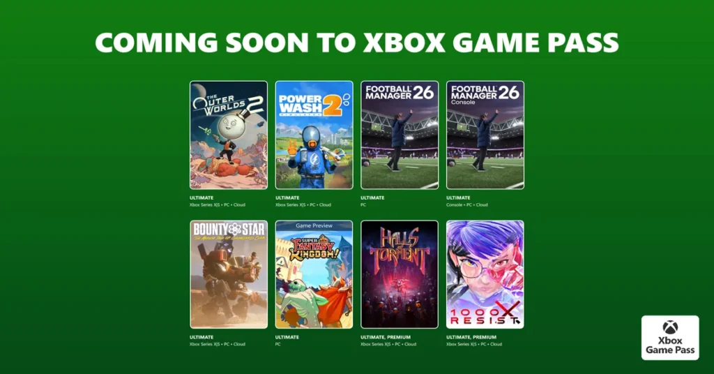 Xbox Game Pass October 2025 Wave 2